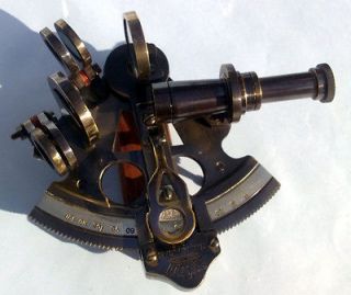 collectable brass nautical german marine sextant 3 from india time