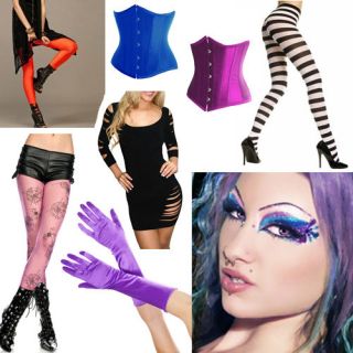 Sexy Colorful Witch Costume Halloween Pick Your Style Leggings Corsets 