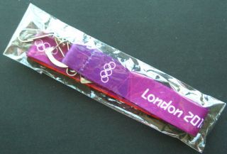 London 2012 Olympic Games Official Lanyard, Atos, New in the Bag 