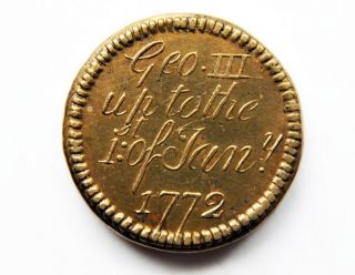 1772 GEORGE 111 GUINEA COIN WEIGHT GOOD E/F FANTASTIC EXAMPLE