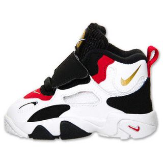 Toddlers Nike Air Max Speed Turf White/Red (TD) Size 3 10 535737 100