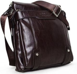 New Mens BOLO Leather Bag Shoulder Messenger Satchel Fashion Casual 