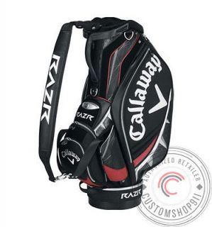 New 2011 Callaway Razr Staff Bag Black Red Golf 10 BEST BAG ON TOUR