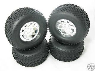 Newly listed NEW HPI SAVAGE XL CHROME WHEELS w/ TERRA PIN TIRES,25/X