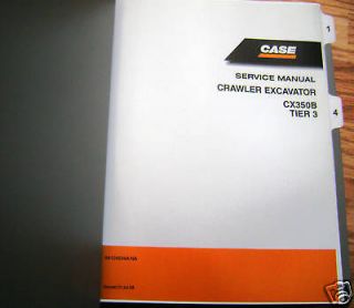 new case cx350b crawler excavator service repair manual time left