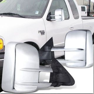 97 03 FORD F150 LIGHT DUTY PICKUP TRUCK TOWING MIRRORS CHROME NEW PAIR 