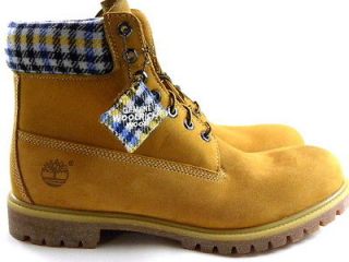 Timberland Classic 6 inch Wheat Brown/Woolrich Winter Snow Work Boots 