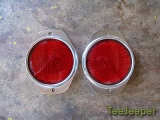 new red reflectors jeep m151 a1 a2 willys