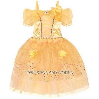 NEW BELLE COSTUME GIRLS SIZE 4 BEAUTY AND THE BEAST 