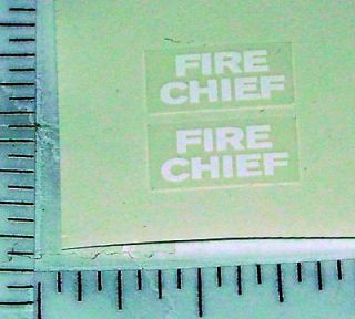 dinky toys 257 nash rambler fire chief stickers dk 003