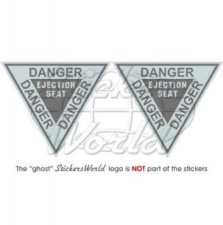 danger ejection seat usaf usmc lowvis 3 6 stickers x2 from greece time 