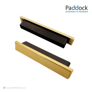 Paddock Steel 12 Inch 180° Slim line Master uPVC,Timber Door Letter 