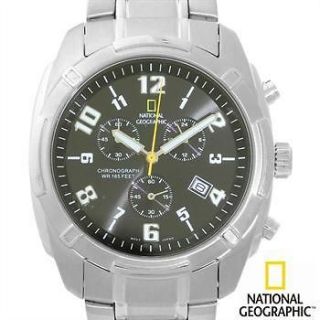 NATIONAL GEOGRAPHIC Brand New All Stainless Steel Watch with date.
