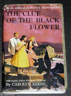 Dana Girls, The Clue of the Black Flower, Carolyn Keene 1956