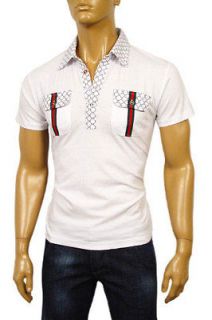 size medium mens white guc ci shirt