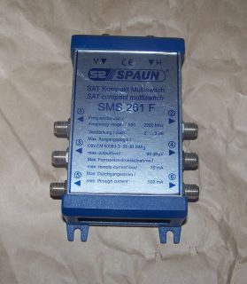 spaun sat compact multiswitch sms 261 f one day shipping