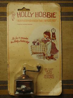 Vtg HOLLY HOBBIE Die Cast Collectors Miniature #6 COFFEE GRINDER 1976 