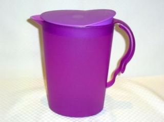 Newly listed Tupperware IMPRESSIONS 2 QT PITCHER OVAL new Fuschia 