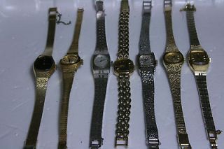 Dealers Lot of 7 ladies manual wind Seiko watches for spares or 