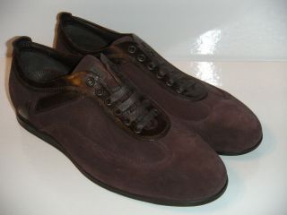 New Fratelli Rossetti Men Suede Sneaker Shoe Size US 8.5 Z 48090