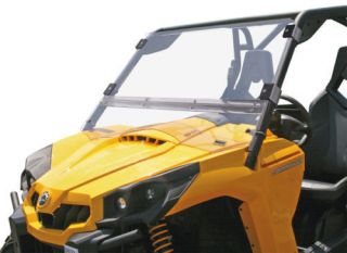 CAN AM COMMANDER 800 1000 FRONT FULL FOLDING HARD WINDSHIELD
