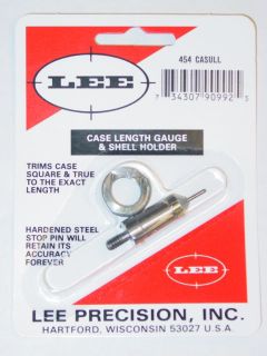 lee case length gage shell holder 454 casull 90992 time
