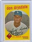 1959 topps 387 don drysdale hof dodgers gd 1206 buy