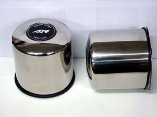 AMERICAN RACING WHEEL CENTER CAPS STAINLESS ST 6 LUG 5X5.5 4.25 BORE 