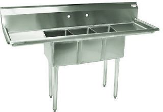 commercial stainless steel sink in Cleaning & Warewashing