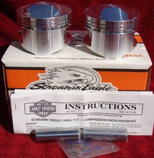 harley screamin eagle forged pistons 11 7 1 ratio race