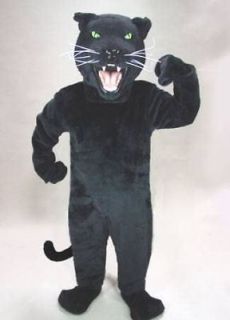 black panther cat mascot head costume suit halloween time left