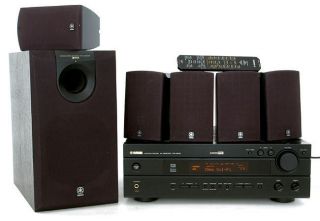 Yamaha YHT 300 5.1 Channel Home Theater System W/ 5 Speakers, Sub 