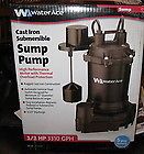 Sump Pump Model R5V Myers Water Ace 1/2 HP Cast Iron Submersible