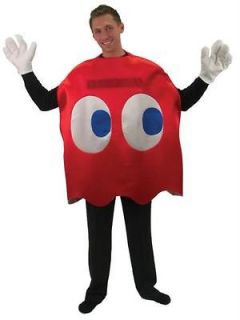 adult retro 80 s pac man blinky deluxe red costume io60012
