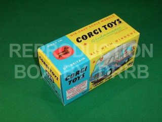 Corgi #428 Mister Softee Ice Cream Van   Reproduction Box by DRRB