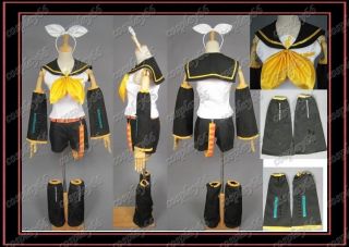 vocaloid 2 rin kagamine cosplay costume custom any size from