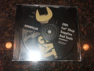 cat caterpillar 2005 shop supplies and tools manual on cd