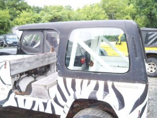 Jeep Wrangler YJ CJ Black Hard Top Hardtop 87 95 NO SHIPPING PICKUP 