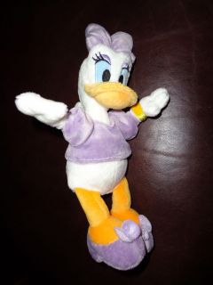 10 Walt Disney Daisy Duck EUC Beanie Plush Soft Toy Stuffed Animal