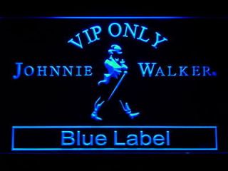 480 b vip only johnnie walker blue label neon sign