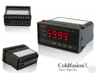 digital ac power generator frequency meter guage wind time left