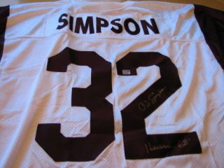 SIMPSON Signed & PSA/DNA Authenticated #2A40307 Southern Cal 