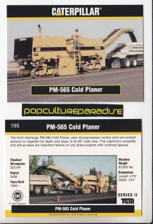 1993 1994 CATERPILLAR PM 565 COLD PLANER Heavy Truck 1994 Earth Movers 