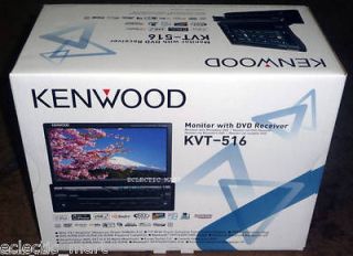 BRAND NEW 2012 KENWOOD KVT 516 7 IN DASH AM/FM/DVD/CD//USB KVT516