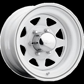 16.5 X 9.75 PACER ALLOY 310 RIMS WHITE 16.5 8X6.5 2500 F250 FORD GM 