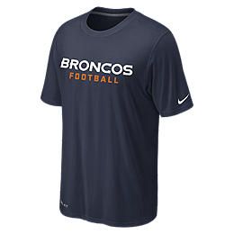    Authentic Font NFL Broncos Mens Training T Shirt 477567_419_A