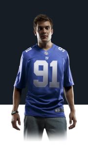    Justin Tuck Mens Football Home Limited Jersey 468931_497_A_BODY