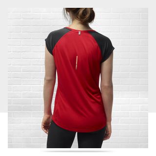 Nike Miler V Neck Womens Running Shirt 519831_659_B