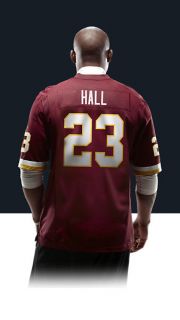    DeAngelo Hall Mens Football Home Game Jersey 468975_685_B_BODY