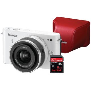 Nikon NIKON1J1KIT 10.0 Megapixel, 10 33MM Lens, Digital Camera Bundle 